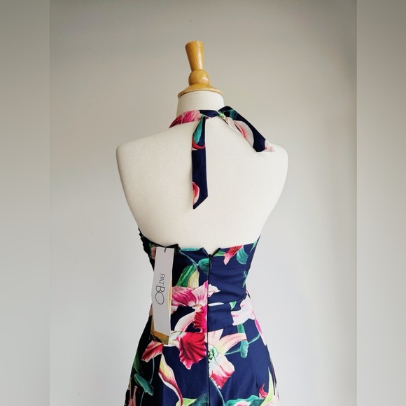 PatBO Laelia Cutout Floral Wide-Leg Jumpsuit | Size 0 | NWT - Picture 8 of 10